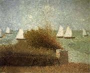 Georges Seurat The Sail boat oil painting picture wholesale